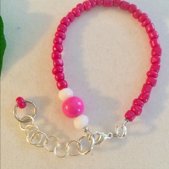 Hot Pink Bracelet - Picture 2 of 3